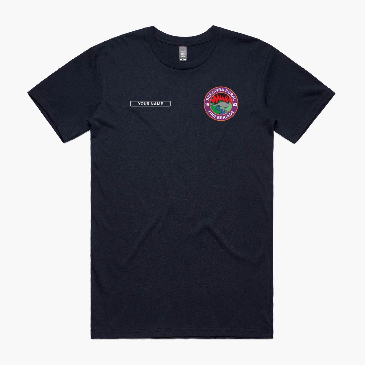 Berowra Brigade Logo Mens T-Shirt with Name