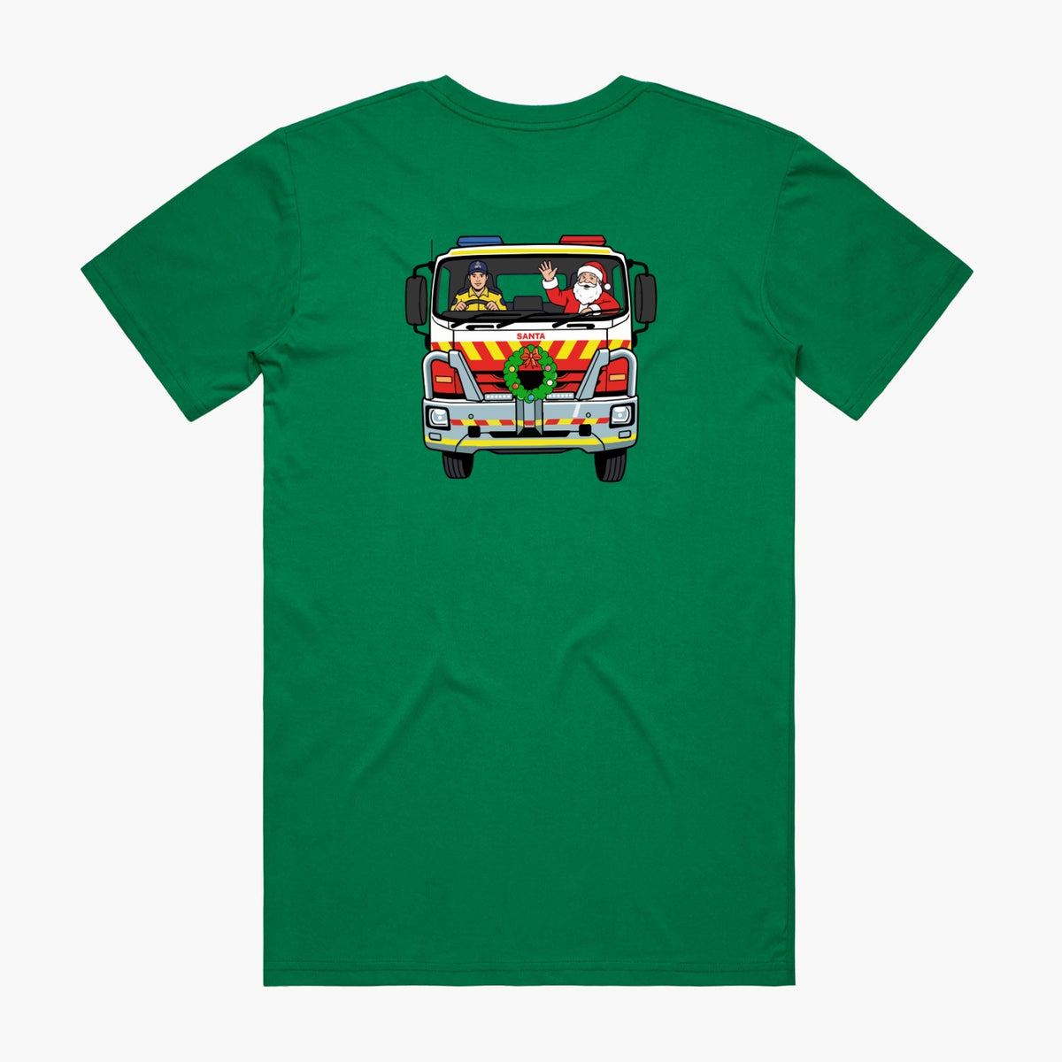 Brigade Christmas Truck T-Shirt - Green