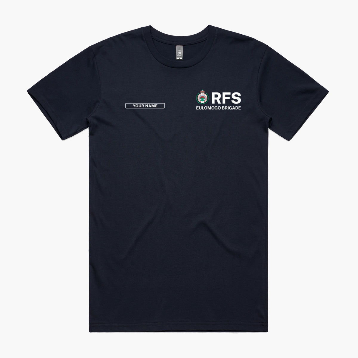 Eulomogo Brigade Mens T-Shirt with Name