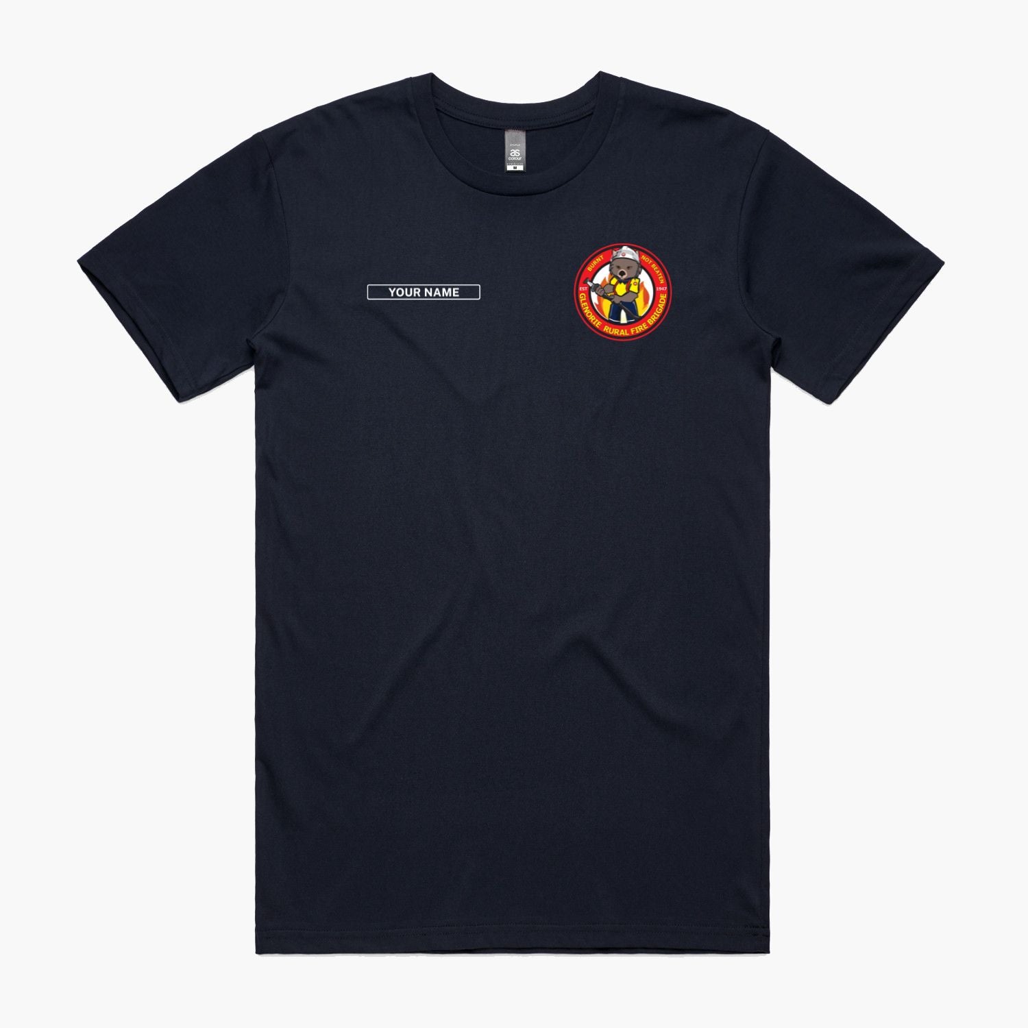 Glenorie Brigade Logo Mens T-Shirt with Name