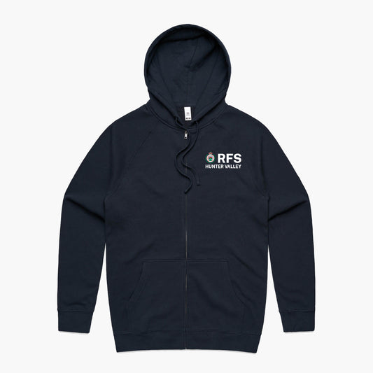 RFS Hunter Valley District Mens Zip Up Hoodie