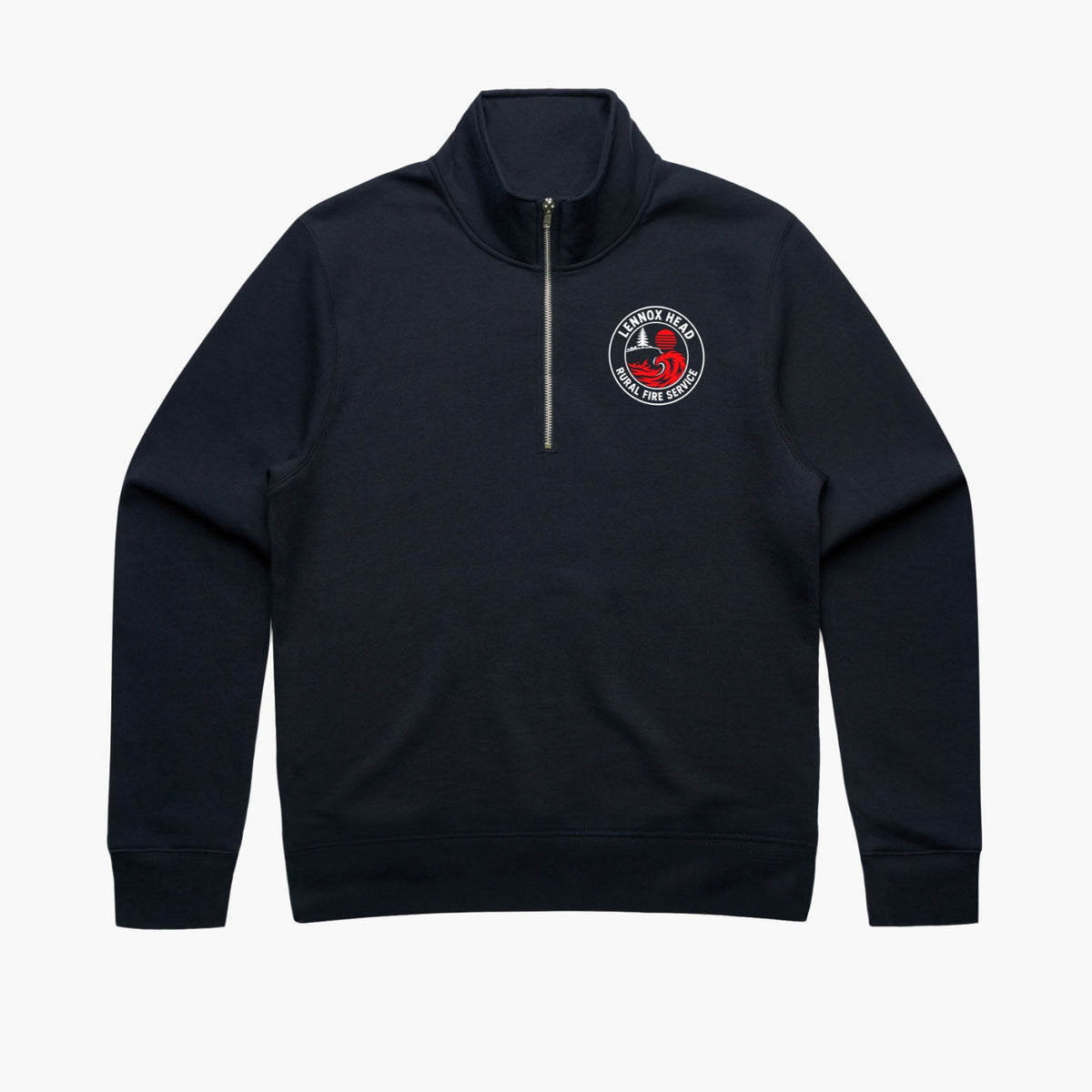 Lennox Head Logo Womens Half-Zip Crew