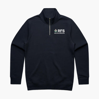 RFS Oakville Brigade Mens Half Zip Crew Jumper