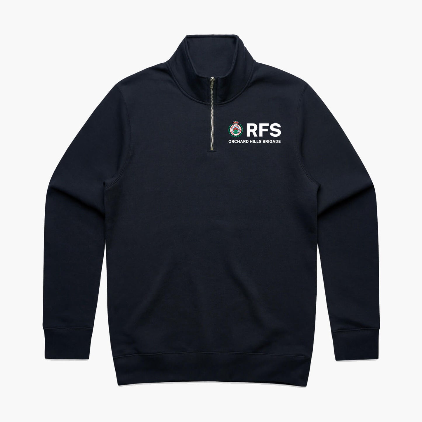 RFS Orchard Hills Brigade Womens Half Zip Crew Jumper