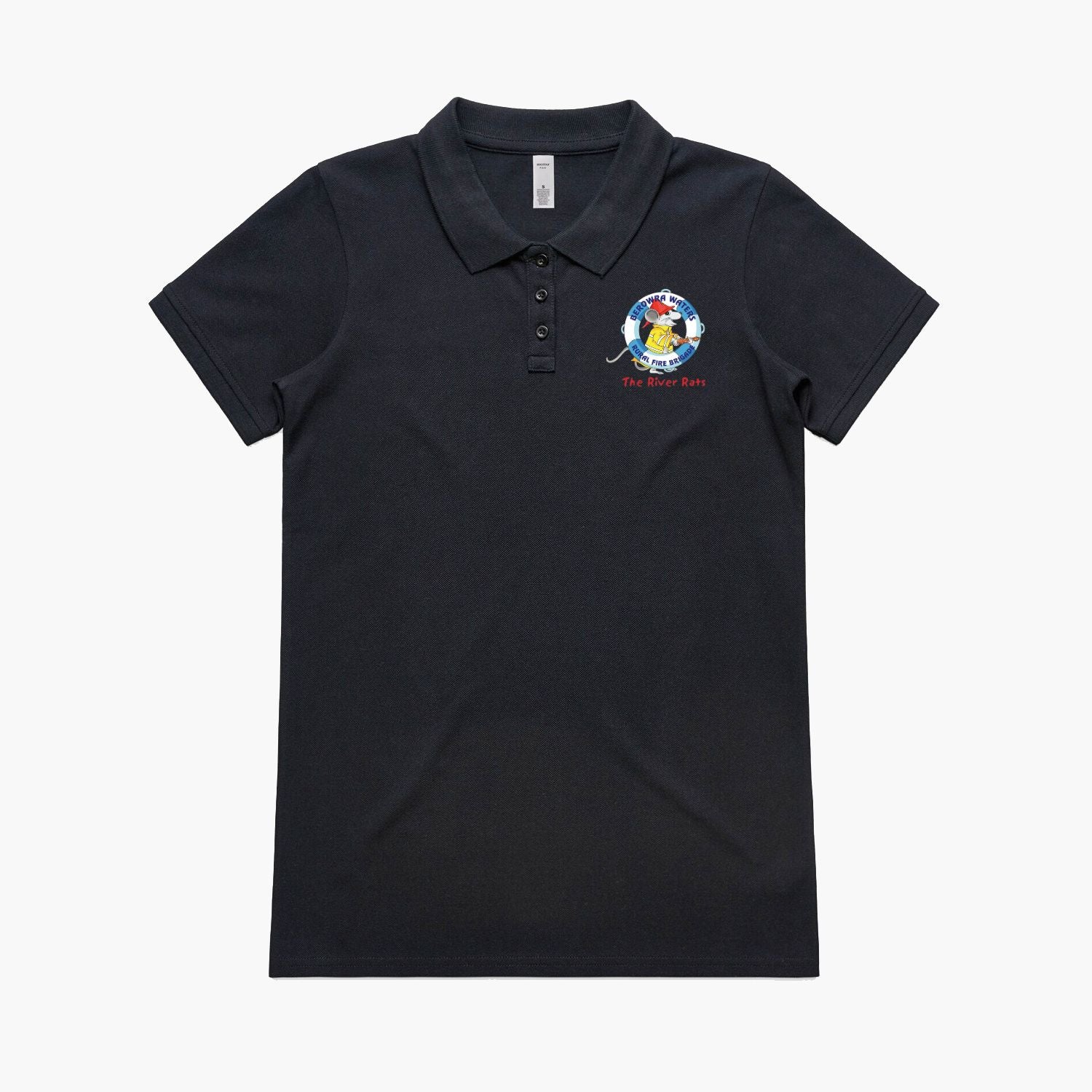 Berowra Waters River Rats Womens Polo Shirt