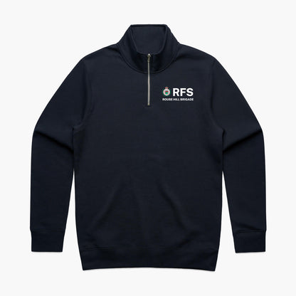 RFS Rouse Hill Brigade Womens Half Zip Crew Jumper