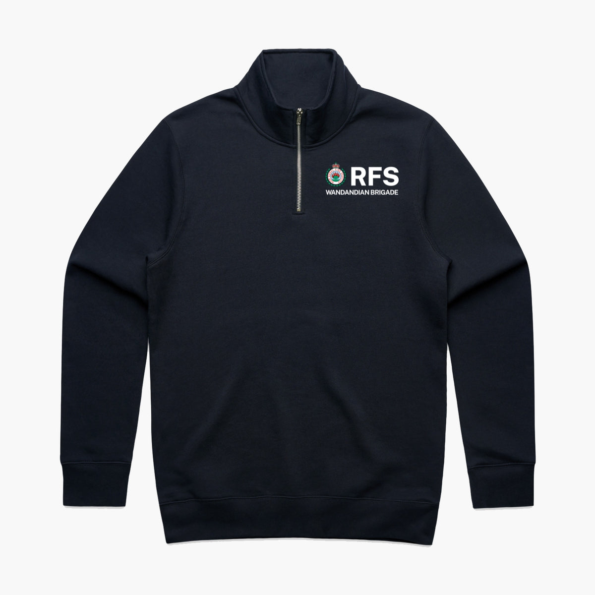 Wandandian Brigade Mens Half-Zip Crew